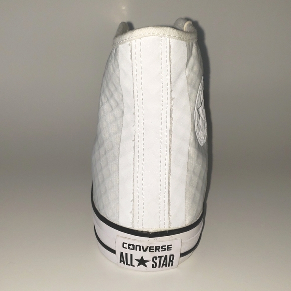 Converse All Star Hi Fuse Hi Performance White Sneakers - Picture 4 of 6